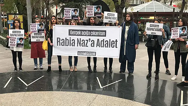 Konya'da Rabia Naz Vatan için açıklama yaptılar