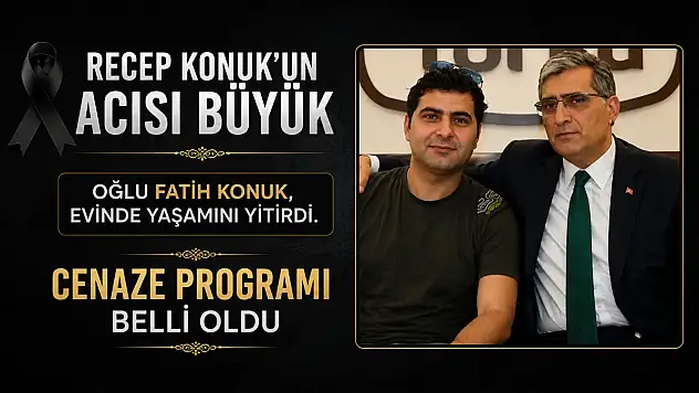 Konya'da Recep Konuk'un acı günü