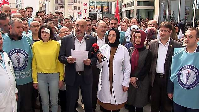 Konya'da sağlık çalışanına şiddete tepki