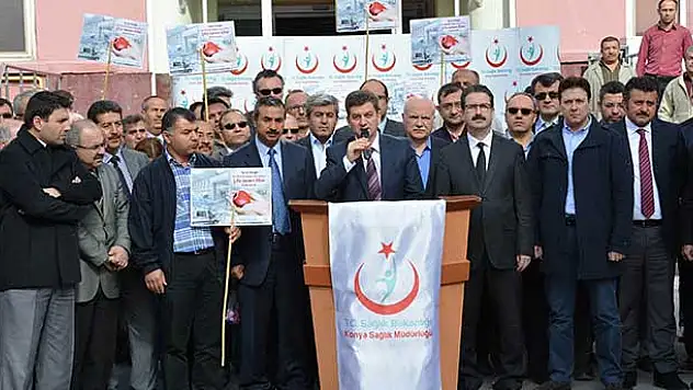 Konya'da Sağlık Çalışanlarından Terör Saldırılarına Tepki