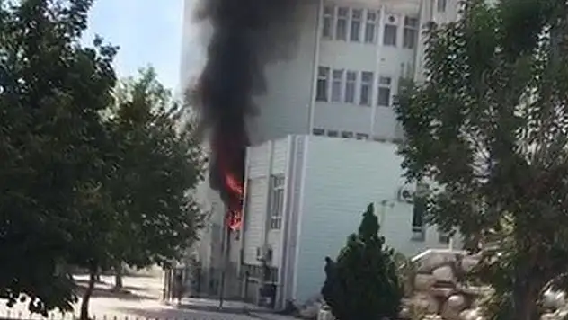 Konya'da sağlık merkezinde yangın paniği
