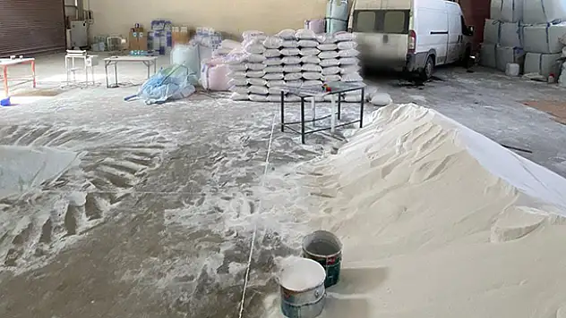 Konya'da sahte deterjan operasyonunda 9 şüpheli yakalandı