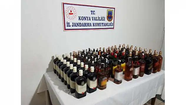 Konya'da sahte içki operasyonu