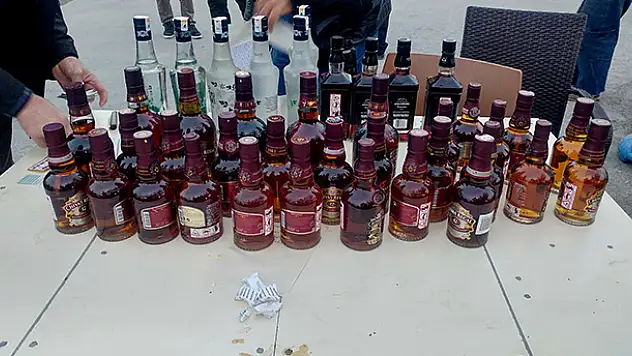 Konya'da sahte içki yakalandı