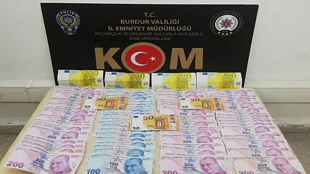 Konya'da sahte para olayına karışan 2 şüpheli Burdur'da yakalandı