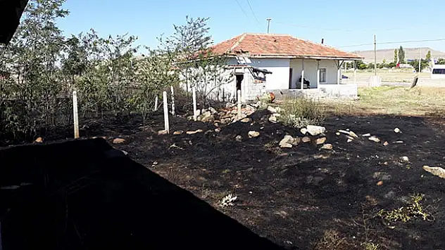 Konya'da saman balyaları yandı