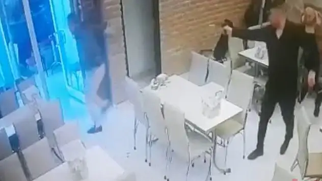Konya'da şampiyon motosikletçi Mustafa Adım'ın öldürüldüğü anlar güvenlik kamerasına yansıdı