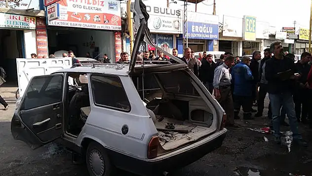 Konya'da sanayide otomobildeki LPG tankı patladı: 3 yaralı