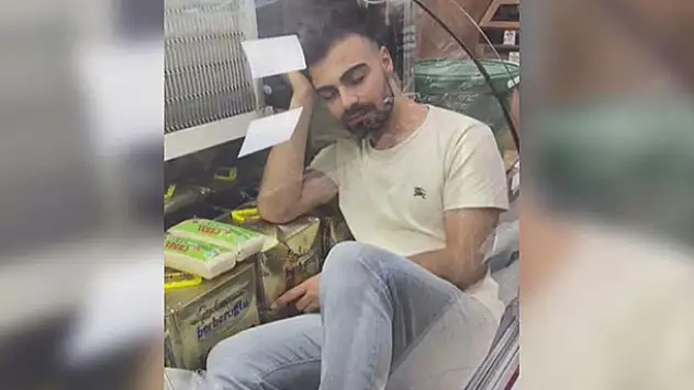 Konya'da şarküteri dolabına giren kişi hakkında suç duyurusunda bulunuldu