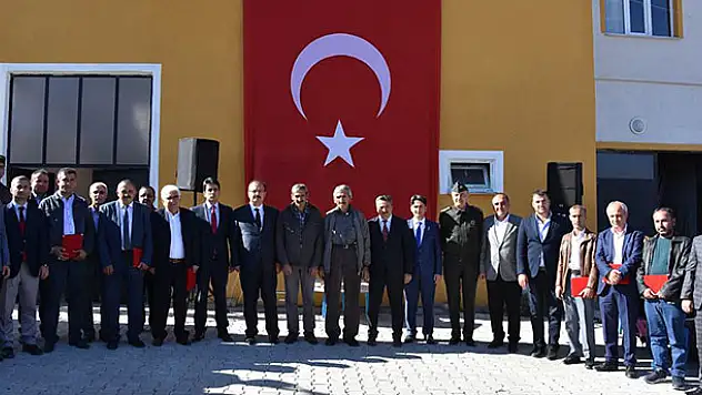Konya'da şehit ailesine ev hediye edildi