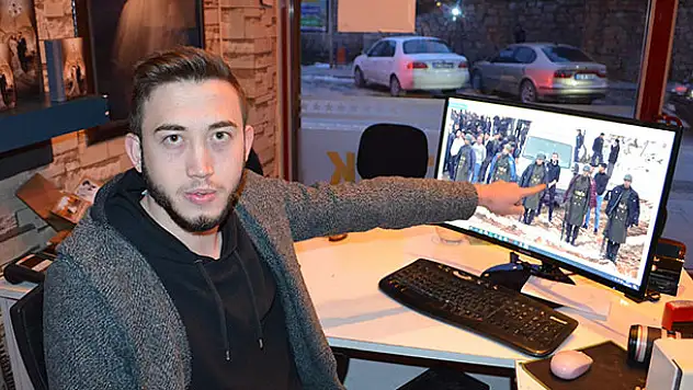 Konya'da şehit cenazesinde üşümesinler diye kendi montlarını askerlere giydiren gençlerden biri o anları anlattı