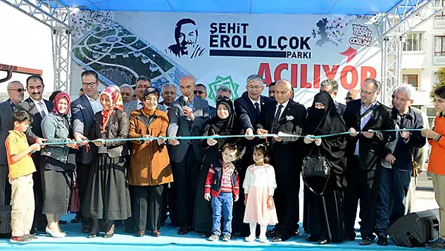 Konya'da Şehit Erol Olçok Parkı hizmete açıldı