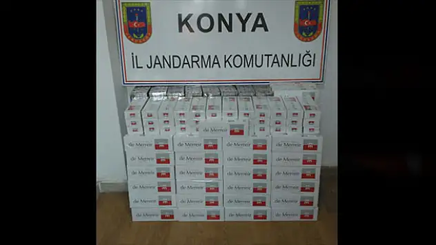 Konya'da sigara kaçakçılığı operasyonu