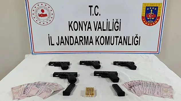 Konya'da silah kaçakçılarına operasyon: 1 şüpheli tutuklandı