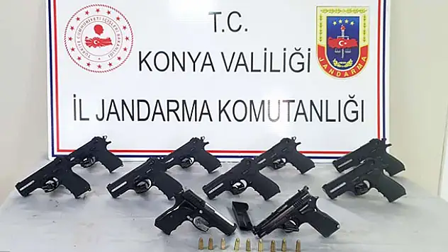 Konya'da silah kaçakçılığı operasyonu