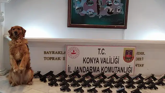 Konya'da silah kaçakçılığı operasyonu: 39 tabanca ele geçirildi, 5 şüpheli tutuklandı