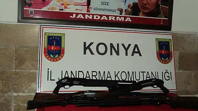 Konya'da silah operasyonu