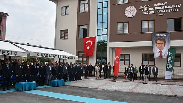 Konya'da silahlı saldırıda hayatını kaybeden doktor Karakaya'nın adı sağlıklı hayat merkezinde yaşatılacak
