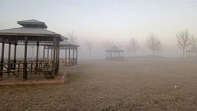 Konya'da sis etkili oldu