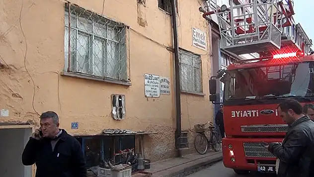 Konya'da sobadan sızan gazdan zehirlenen kadın öldü