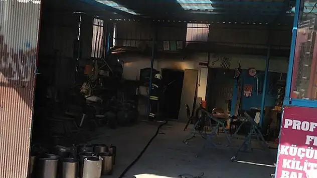 Konya'da sobaya dökülen yanıcı madde parlamaya neden oldu: 1 yaralı