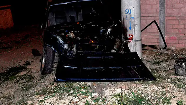 Konya'da sokağa çıkma kısıtlamasında trafik kazası: 1 yaralı