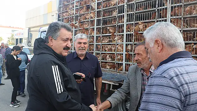 Konya'da sosyal proje kapsamında, 800 aileye kümes hayvanı dağıtıldı
