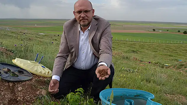 Konya'da sulamasız tarıma imkan veren ürün geliştirdiler