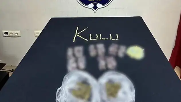Konya'da şüphe üzerine durdurulan araçtan uyuşturucu zulası çıktı!