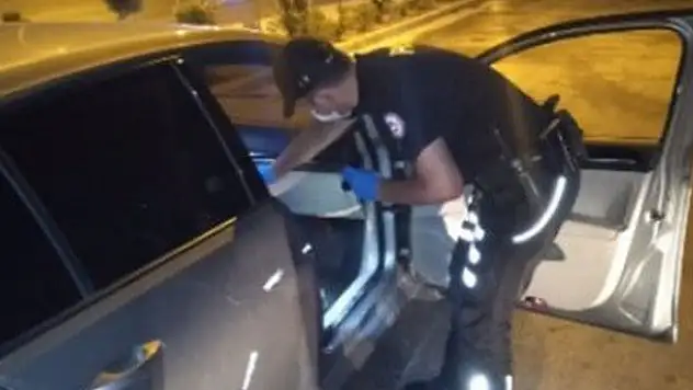 Konya'da şüpheli araçtan uyuşturucu çıktı