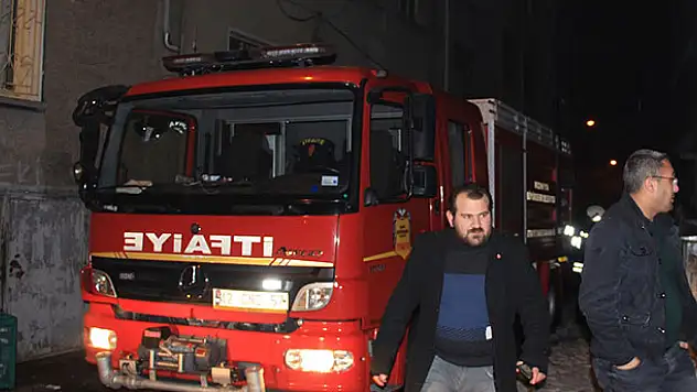 Konya'da Suriyeli ailenin kaldığı evde yangın