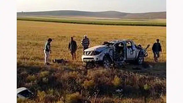 Konya'da Suriyeli işçileri taşıyan kamyonet kaza yaptı: 3 ölü