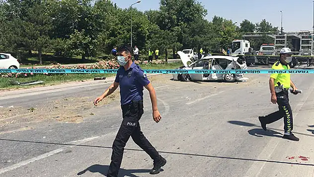 Konya'da taksi ile otomobil çarpıştı: 1 ölü, 5 yaralı