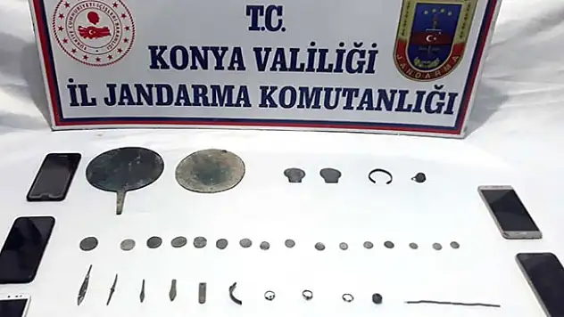 Konya'da tarihi eser kaçakçılığı