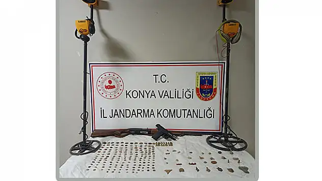 Konya'da tarihi eser kaçakçılığı operasyonu