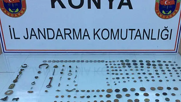 Konya'da tarihi eser kaçakçılığı operasyonu