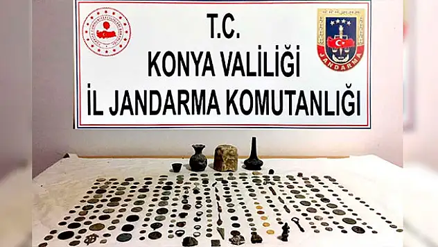 Konya'da tarihi eser kaçakçılığı operasyonu