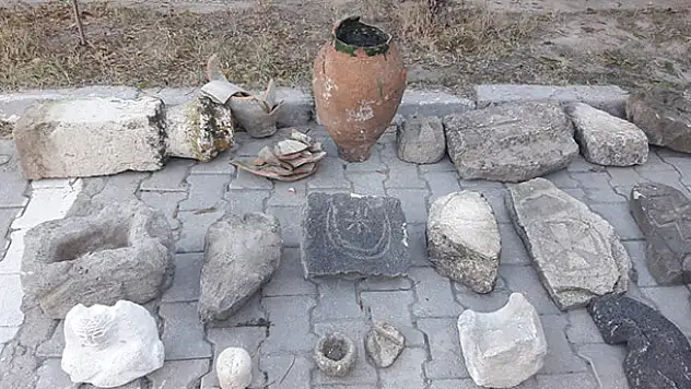 Konya'da tarihi eser operasyonu