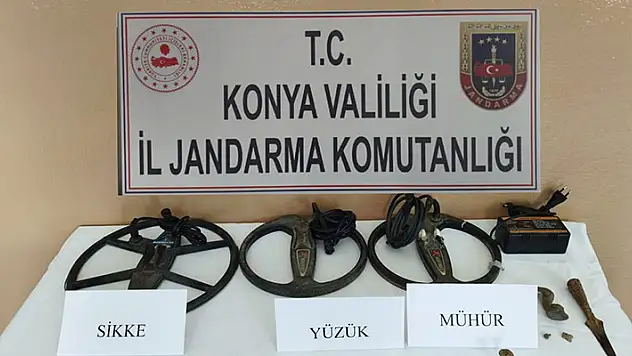 Konya'da tarihi eser operasyonu