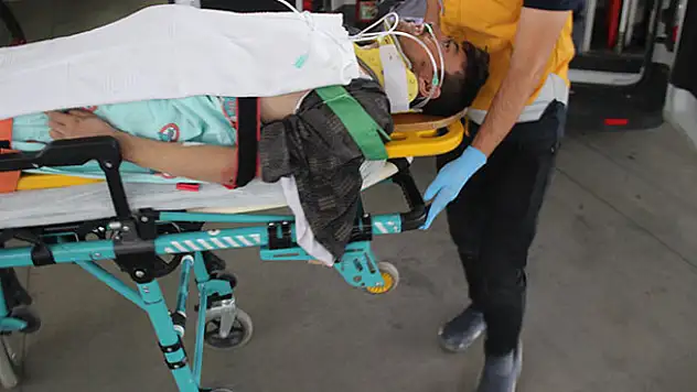 Konya'da tarlada darp edilmiş halde bulunan kişi tedavi altına alındı