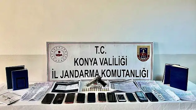 Konya'da tefecilik ağı çökertildi