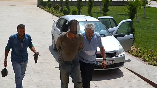 Konya'da telefon dolandırıcısı suçüstü yakalandı