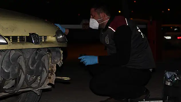 Konya'da ticari aracın tamponunu çaldılar