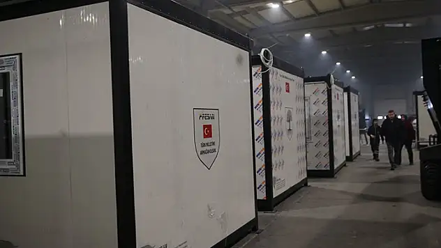 Konya'da ticari üretimini durduran fabrika, konteyner ev yapımına başladı
