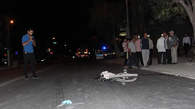 Konya'da tır bisiklete çarptı: 1 ölü
