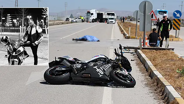 Konya'da tıra çarpan motosikletin sürücüsü öldü


