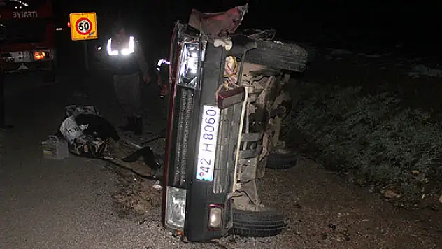 Konya'da tırla otomobil çarpıştı: 6 yaralı