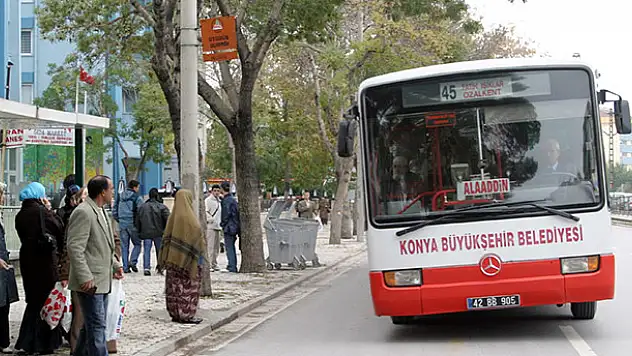 Konya'da toplu ulaşıma seçim düzenlemesi