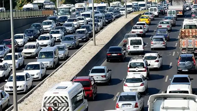 Konya'da trafiğe kayıtlı araç sayısı arttı