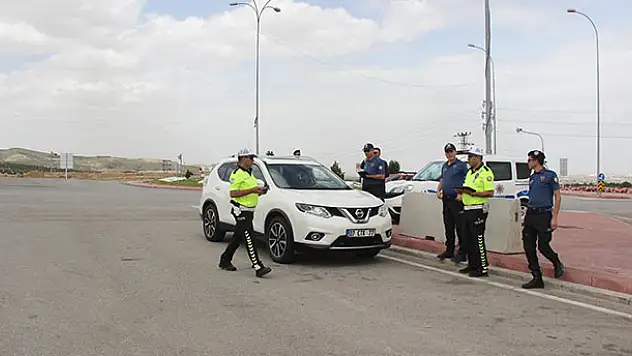 Konya'da trafik denetimi